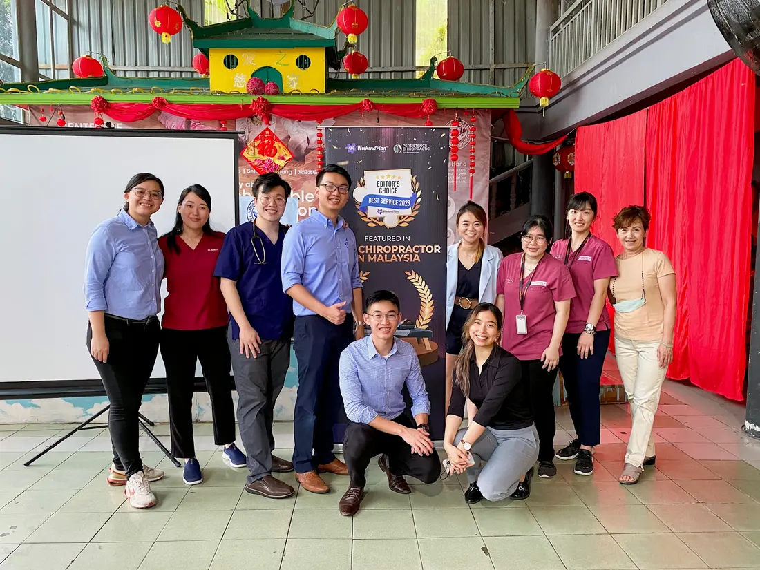 Persistence Chiropractic charity health talk for Ti-Ratana Welfare Society in Kuala Lumpur